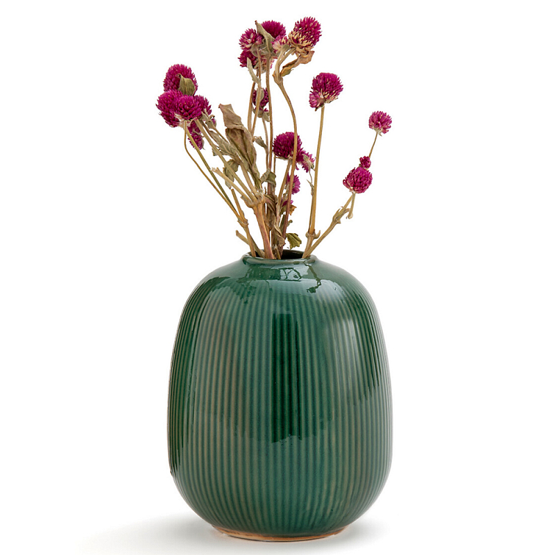 Ваза Ceramic Vase зеленая Зеленый Ваза Ceramic Vase зеленая Зеленый в Москве | Loft Concept