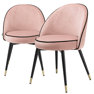 Комплект из двух стульев Eichholtz Dining Chair Cooper set of 2 nude