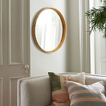 Зеркало круглое в раме из ротанга Wickerwork варинант исполнения - 6 | Loft Concept в Москве