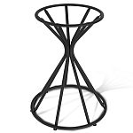 Стол обеденный с круглой керамической столешницей песчаного цвета Sand Ceramics варинант исполнения - 5 | Loft Concept в Москве