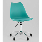 Офисный стул на металлическом основании EGGERY Blue пластик варинант исполнения - 1 | Loft Concept в Москве