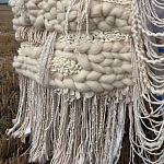 Вязанное панно для ресторана WINTER варинант исполнения - 3 | Loft Concept в Москве