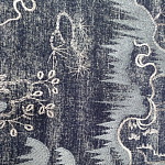 Мебельная ткань Вышивка серый цвет 130 см T2-39 варинант исполнения - 2 | Loft Concept в Москве