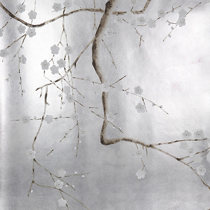    Plum Blossom Colourway SC-229 on Sterling Silver gilded paper with pearlescent antiquing    | Loft Concept 