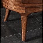 Прикроватный столик из дерева с 2-мя ящиками Moon Walnut Furniture варинант исполнения - 7 | Loft Concept в Москве