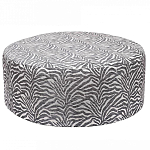 Пуф круглый с принтом Beige Jacquard варинант исполнения - 1 | Loft Concept в Москве