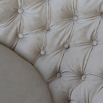 Кресло вращающееся велюровое кремовое Rotation варинант исполнения - 2 | Loft Concept в Москве