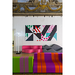 Дизайнерское кресло зеленое Poltronova Sofo Verosa Green Pink Armchair варинант исполнения - 17 | Loft Concept в Москве