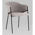 Стул Brace букле серый варинант исполнения - 1 | Loft Concept в Москве