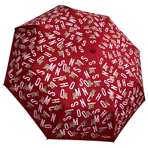 Зонт раскладной MOSCHINO дизайн 002 Красный цвет