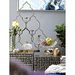 Конфетница прозрачная стеклянная на бронзовых ножках в виде морских коньков с крышкой в виде ракушки Eden Garden варинант исполнения - 6 | Loft Concept в Москве