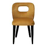 Стул велюровый горчичный Verified варинант исполнения - 2 | Loft Concept в Москве