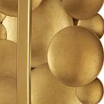 Бра светодиодное из многослойных золотых дисков Metal Disc Chandelier варинант исполнения - 1 | Loft Concept в Москве