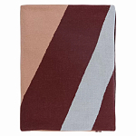 Плед из хлопка с геометрическим рисунком Elan Stripe Addison варинант исполнения - 5 | Loft Concept в Москве