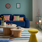 Настенное зеркало в зеленой раме Nya Green Mirror варинант исполнения - 5 | Loft Concept в Москве