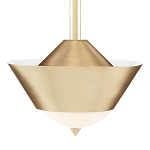 Подвесной светильник светодиодный конусообразный Сone Shaped Gold Pendant варинант исполнения - 2 | Loft Concept в Москве