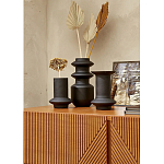 Комод с геометрическим рисунком на ящиках Anders Dark Wood варинант исполнения - 6 | Loft Concept в Москве