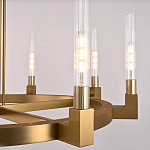 Люстра CANELLE Round Chandelier 8 Modern Brass варинант исполнения - 1 | Loft Concept в Москве
