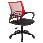 Офисное кресло с основанием из черного пластика Desk chairs Red варинант исполнения - 1 | Loft Concept в Москве