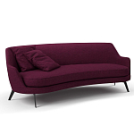 Мебельная ткань Шенилл фиолетовый цвет 138 см T4-27 варинант исполнения - 6 | Loft Concept в Москве