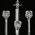 Люстра с 8-ю лампами и гранеными стеклянными плафонами Prism Gala варинант исполнения - 9 | Loft Concept в Москве