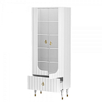 Витрина белая двухдверная с ящиком Expanses of Beauty варинант исполнения - 2 | Loft Concept в Москве