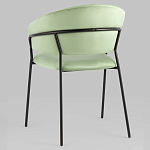 Стул в велюре фисташкового цвета Horizon варинант исполнения - 5 | Loft Concept в Москве