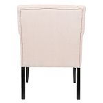 Кресло Addison Chic Armchair beige flax варинант исполнения - 2 | Loft Concept в Москве