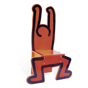 Детский стул Chaise Keith Haring Dancer Vilac Красный