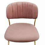 Стул Singer Chair без подлокотников Розовый Велюр варинант исполнения - 5 | Loft Concept в Москве