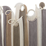 Настенный декор с бахромой белого и бежевого цвета Abstraction I варинант исполнения - 1 | Loft Concept в Москве