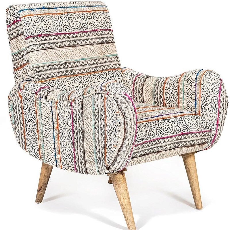  KELIM Pattern Brown Chair     | Loft Concept 
