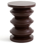 Фигурный приставной столик бордового цвета  AMORPHOUS варинант исполнения - 1 | Loft Concept в Москве