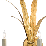 Бра с каркасом в виде пучка золотых перьев Bunch of Feathers варинант исполнения - 1 | Loft Concept в Москве