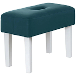 Мягкий пуф на белых ножках Winton Pouf варинант исполнения - 7 | Loft Concept в Москве