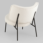 Мини-кресло District Lounge букле белый варинант исполнения - 3 | Loft Concept в Москве