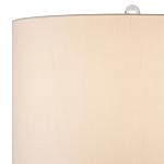 Настольная лампа стеклянная с тканевым абажуром Edges варинант исполнения - 2 | Loft Concept в Москве