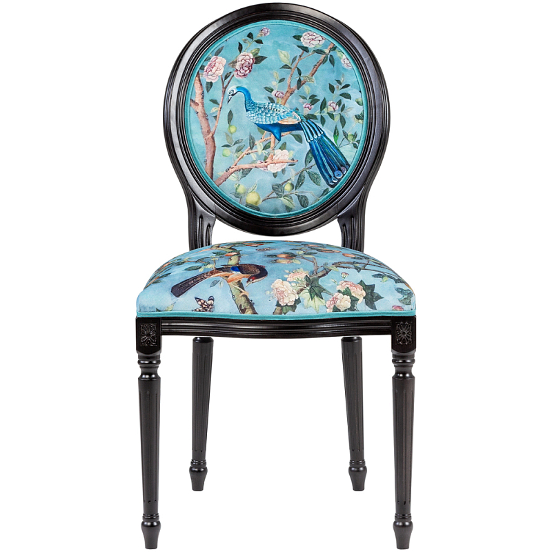           Turquoise Chinoiserie Bird Chair ̆     | Loft Concept 
