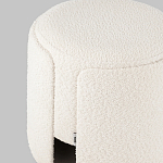 Дизайнерский Пуф Букле Poof Alice White Boucle  варинант исполнения - 2 | Loft Concept в Москве