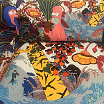 Мебельная ткань Велюр Simpsons in Paradise Т4-88 варинант исполнения - 1 | Loft Concept в Москве