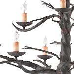 Люстра черная в виде ствола дерева Branched Tree варинант исполнения - 1 | Loft Concept в Москве