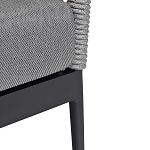 Кресло уличное темно-серое Street Bliss варинант исполнения - 5 | Loft Concept в Москве