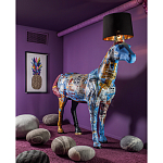 Большой Торшер Лошадь с ручной авторской росписью Feral Stallion варинант исполнения - 1 | Loft Concept в Москве