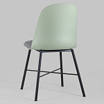 Стул из прочного пластика на металлическом основании Anora Green  варинант исполнения - 5 | Loft Concept в Москве