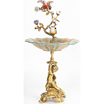 Фарфоровая чаша Фонтан птиц Verena варинант исполнения - 3 | Loft Concept в Москве