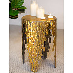 Столик дизайнерский Copper streaks варинант исполнения - 6 | Loft Concept в Москве