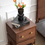 Тумбочка прикроватная с ящиком и дверцей Робот Robot Desk варинант исполнения - 5 | Loft Concept в Москве