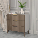 Комод коричневый с 3-мя ящиками на 4-х ножках Harper Line варинант исполнения - 2 | Loft Concept в Москве