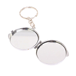 Зеркало брелок карманное двухстороннее из натурального камня Лазурит Stone Mirrors варинант исполнения - 7 | Loft Concept в Москве