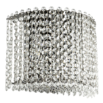 Бра с хрустальными подвесками хром Crystal Art Chrome Wall Lamp варинант исполнения - 1 | Loft Concept в Москве